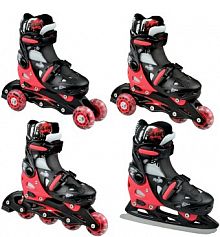 Rolki Wrotki Łyżwy Regulowane 4w1 RAVEN Singer damskie