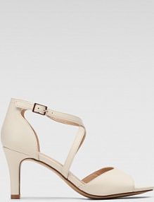 Sandały na szpilce Clara Barson beżowe DEBORAH LS5953-02