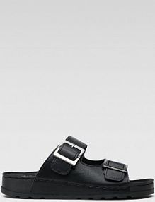 Klapki Clara Barson czarne damskie TOVAH WFA2371-1