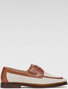 Półbuty sznurowane gino rossi beżowe męskie MAURIZIO-01 122AM