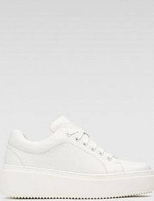 Półbuty sznurowane LASOCKI białe damskie BILIA WB-BILIA-01