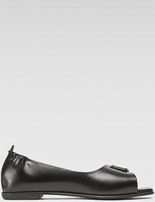 Półbuty wsuwane LASOCKI czarne damskie FLOWER WI23-FLOWER-02