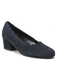 Półbuty na obcasie Gabor granatowe damskie 