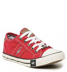 Trampki Mustang czerwone dziecięce 