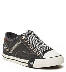 Trampki Mustang czarne dziecięce 