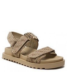 Sandały Guess brązowe damskie 