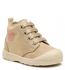 Trzewiki Naturino złote dziecięce 