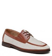 Półbuty sznurowane GINO ROSSI beżowe męskie 