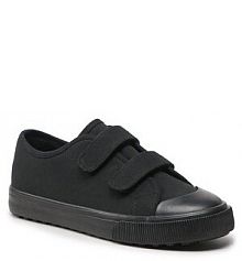 Buty na rzepy Action Boy czarne dziecięce 