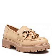 Półbuty wsuwane DeeZee beżowe damskie 