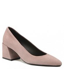 Półbuty na obcasie Furla różowe damskie 