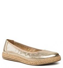 Espadryle Lasocki złote damskie 