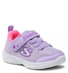 Buty na rzepy Skechers fioletowe dziecięce 