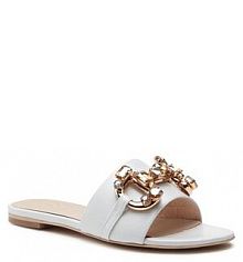 Klapki Baldowski białe damskie 