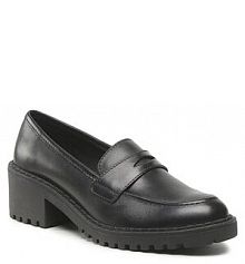 Półbuty na obcasie Lasocki czarne damskie 