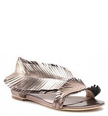 Sandały Baldowski złote damskie 