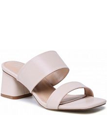 Klapki na słupku Jenny Fairy beżowe WFA1293-1 Beige