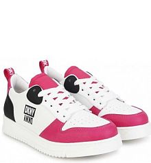 Sneakersy DKNY  różowe dziecięce D39108.36.39