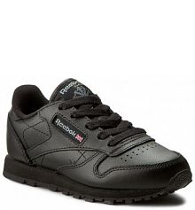 Półbuty sznurowane Reebok Classic czarne dziecięce 