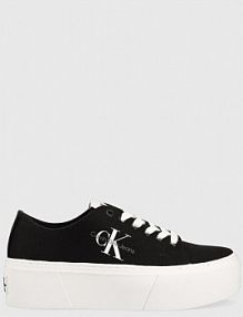 Tenisówki Calvin Klein Jeans  czarne damskie YW0YW01033