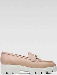 Półbuty wsuwane Badura beżowe damskie TROPEA-E23-28188PE