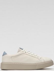 Półbuty sznurowane Badura białe męskie BOZEMAN-06 MI08