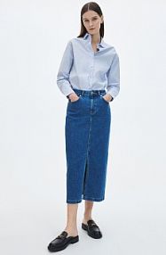 Skórzane klapki typu mule Reserved czarne damskie 7511S-99X