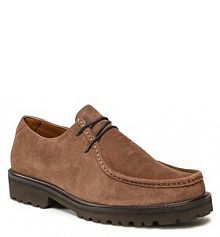 Półbuty sznurowane Gino Rossi brązowe męskie