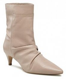 Botki na szpilce Gino Rossi beżowe