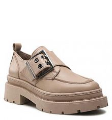 Półbuty wsuwane Gino Rossi beżowe damskie