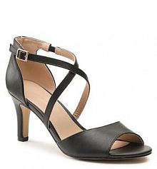 Sandały na szpilce Clara Barson czarne 