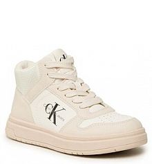 Trzewiki Calvin Klein Jeans beżowe dziecięce 