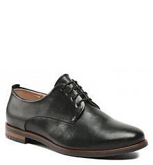 Półbuty sznurowane Lloyd czarne damskie 