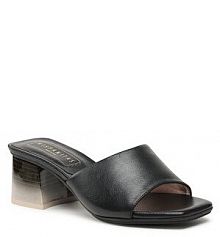 Klapki na słupku Hispanitas czarne 