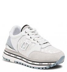 Półbuty na koturnie Liu Jo białe 