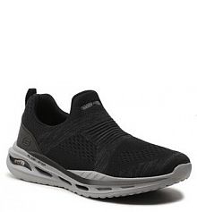 Półbuty wsuwane Skechers czarne męskie 