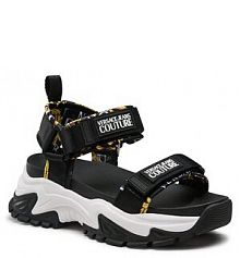 Sandały Versace Jeans Couture czarne damskie 