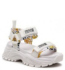 Sandały Versace Jeans Couture białe damskie 74VA3SVD ZS682 G03