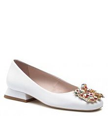 Baleriny R.Polański białe damskie 