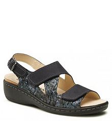 Sandały Dr. Brinkmann granatowe damskie 