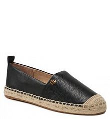 Espadryle LAUREN RALPH LAUREN czarne damskie 