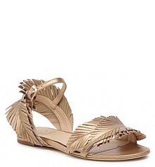 Sandały Baldowski złote damskie 