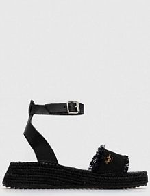 Espadryle Pepe Jeans  czarne damskie PLS90592