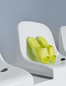 Klapki żółte 4F dziecięce 4FJRMM00FFLIU128-72N