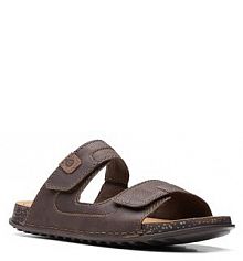 Sandały Clarks brązowe męskie 