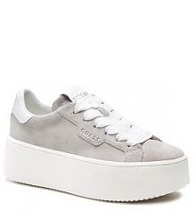 Półbuty na koturnie Guess szare 