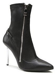 Botki na szpilce R.Polański czarne 