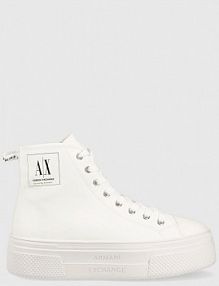 Trampki wysokie Armani Exchange  białe damskie XDZ025.XV694.00894