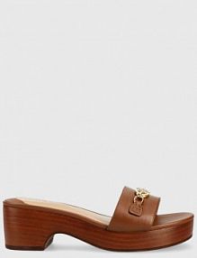 Klapki eleganckie Lauren Ralph Lauren  brązowe damskie 802891400002.270