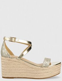 Sandały na koturnie MICHAEL Michael Kors  złote 40S3SEMS1B.740